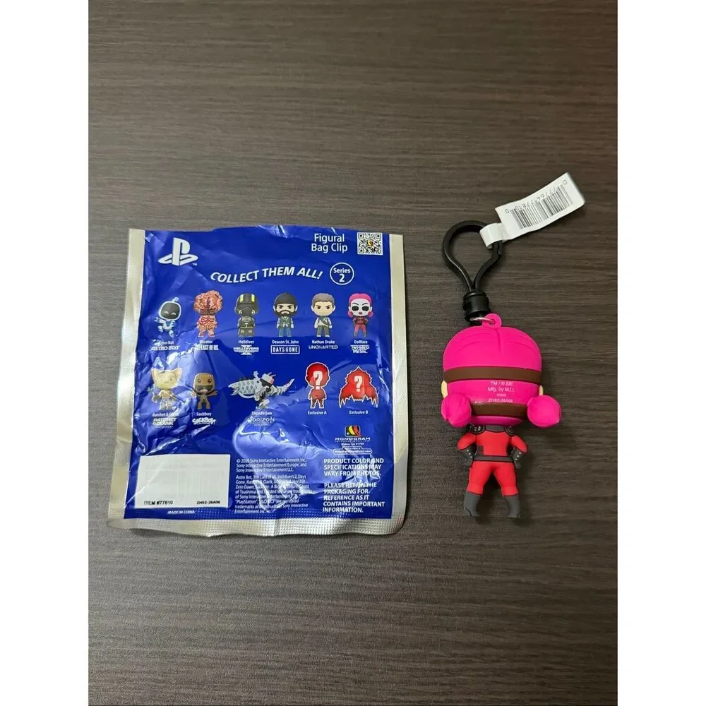 PlayStation Series 2 Figural Bag Clip Keychain - Dollface (Twisted Metal)